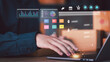 © chaylek - Highlighting digital transformation with AI integration, data analytics, and e-commerce operations. This visual is ideal for smart business solutions, marketing automation, and user interface systems