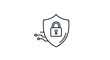 © Sekar - Cyber Security Shield with Digital Lock and Circuit Lines.