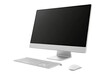 © Firoza - A computer monitor with a keyboard and mouse on a white background