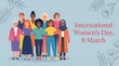 © nizar - Diverse group of women celebrating International Women's Day together