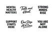 © Pavlo - Empowering mental health: inspirational phrases for support and healing