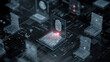 © Mrammon - Cyber security digital fingerprint biometric data network protection data encryption secure login future technology identity verification cyber defense cybercrime prevention futuristic cyber