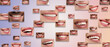 © New Africa - People with healthy teeth, collage of smiles on color gradient background. Dental care