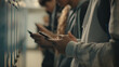 © Brastock Images - High School Students Using Smartphones By Lockers In Hallway Texting And Social Media Interaction