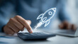 © Atchariya63 - Startup finance innovation growth investment entrepreneur success business rocket planning Startup finance innovation growth investment