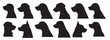 © Imad 2 - dog silhouettes collection profile side view