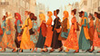 © Ameliza Lowbrow - women's day many woman heads