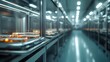 © Larisa AI - A well-lit futuristic laboratory featuring sleek technology and illuminated elements showcases an innovative environment designed for advanced research and experimentation.