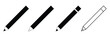 © Piya - Pencil icon set vector. pen sign and symbol. edit icon vector eps 10