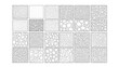 © Dishan - Seamless Gravel Texture Pattern Black and White Technical Vector Hatch for Site Plans