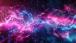 © mochalfin - Abstract cosmic energy field with vibrant pink and blue colors and dynamic textures