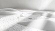 © Ira - Minimalist abstract white landscape with sand dunes and shadows