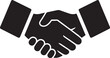 © Babu - Business Partnership Handshake Agreement Icon,Deal Partnership Handshake Business Contract Symbol