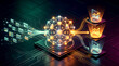 © Kunwer Studio - Concept of an AI-powered business decision intelligence engine