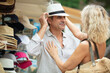 © auremar - mature couple shopping on vacation