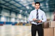 © BillionPhotos.com - Portrait happy man at work in warehouse