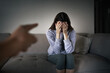 © kieferpix - Stressful Abusive Relationship Conflict at home