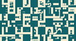 © Tawang - Abstract Arabic Calligraphy Pattern, Geometric Background, Islamic Art Inspired