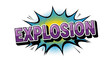 © Bernada - Explosion Comic Book Style Word Art with Halftone Dots