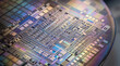 © homydesign - Macro Shot of a Silicon Microchip Wafer
