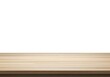 © Iksan Picture - Wooden table top on white background