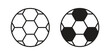 © Rubina - Football icon linear symbol. Vector Designs.