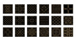 © Luan - Collection of textured black backgrounds with various patterns and designs