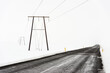 © Cavan Images - Long cleared road in white out conditions iceland