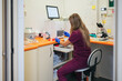 © Gonzalo Infiesta - Veterinarian working in laboratory performing diagnostic tests