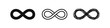 © drawing lines - Infinity symbol icon set in solid, outline, and hand-drawn doodle style, representing endless and limitless concepts.