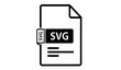 © Apai - Svg file icon with document and text