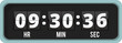 © ONYXprj - Countdown flip number clock. Black timer icon