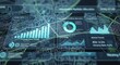 © Muhammad - Digital interface visualizes comprehensive real estate market trends, property value growth, and investment portfolio data overlaid on a modern smart city map.
