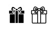 © MdDelowar - Classic Gift Box Icon with Ribbon and Bow for Presents and Celebrations