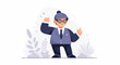 © harperfelixi - Cheerful man in suit and hat gives thumbs up