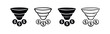 © liubomir118809 - Sales Funnel and Money Conversion Icons Set, Revenue Generation and Business Funnel Symbols for Marketing Strategy