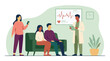 © StockStudio - Doctor consulting a couple about health and medical results in a clinic