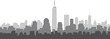 © AIcon Star - skyline silhouette of manhattan nyc urban vector graphic