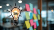 © Pornarun - Idea lightbulb creativity innovation startup business planning strategy office teamwork idea lightbulb creativity innovation startup business planning strategy office teamwork sparks inspiration