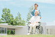 © buritora - Granddaughter visits her wheelchair-bound grandmother on a walk