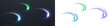 ©  Envato - Light effect Overlay neon glowing abstract wave silver vivid soft hard PNG transparent background