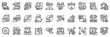 © Adityaayoga - Procurement Management System Icon Collection Set. Clean Outline Style Icon Vector Illustration.