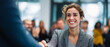 © ray - United group of diverse business people colleagues, businesswoman, businessman holding hands together at meeting in office as gesture of agreement, cooperation, success. Employees, team celebrate deal