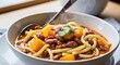 © Irfan - Wholesome Porotos con Riendas Comforting Chilean Bean Stew with Noodles and Pumpkin