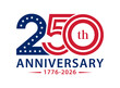 © T-Artist Studio - USA 250th Anniversary Freedom Celebration Logo background for Greeting card or poster project