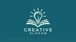 © Jingzhan - This image captures an open book with a lightbulb emanating light, symbolizing the fusion of knowledge and creativity for inspiration and education in various disciplines.