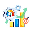 © Vectorslab - Creative design illustration of business productivity