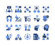 © Jefri - Team Collaboration Icon Collection,  featuring Team meeting, Meeting, Team communication, Collaboration, Collaboation, Participation, Communication, Understanding, Attentiveness, Trust, Empathy, W.