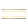 © Sapphire - Horizontal gold lines on white background, elegant, decorative divider