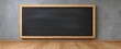 © ckybe - Isolated empty chalkboard invites hopeful creativity and fresh teaching concepts.